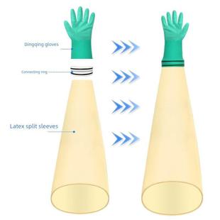 电池厂注液机分体手套真空手套厌氧操作干箱无掌袖 套连接环耐酸碱