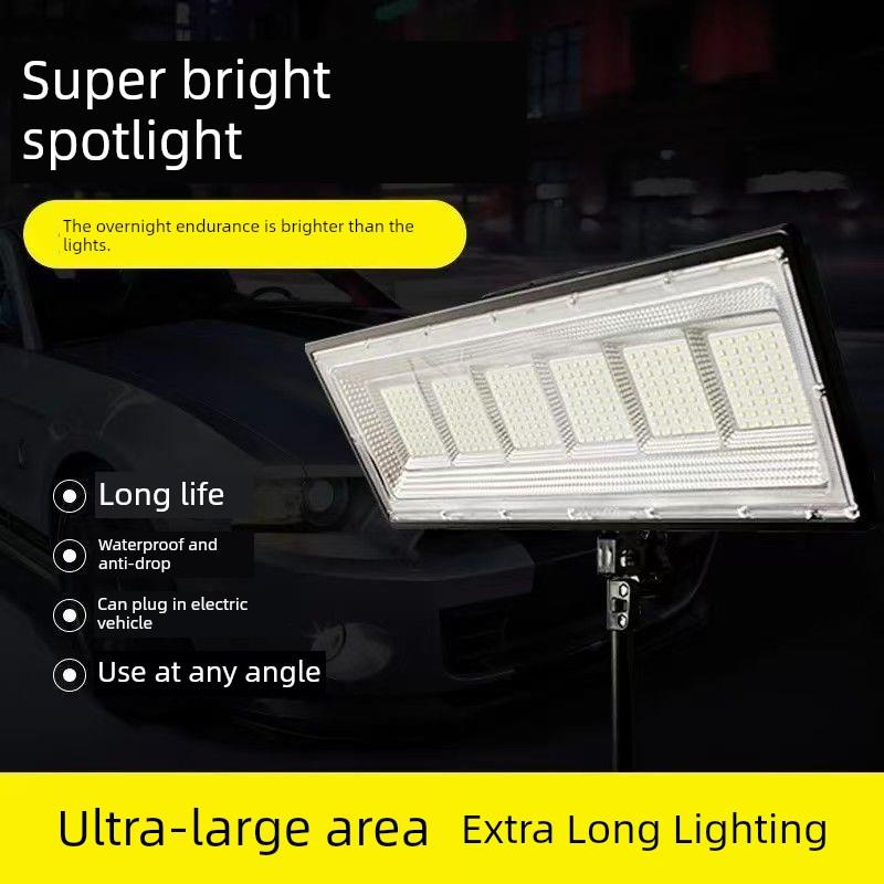 新款夜市摆摊LED灯充电式移动户外照明灯强光支架停电应急露营灯