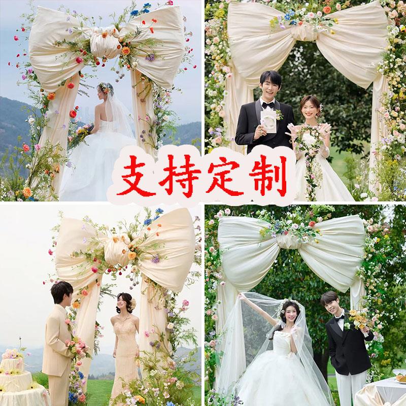 蝴蝶结之门 婚纱写真拍照道具婚庆派对节日活动美陈布置网红装饰