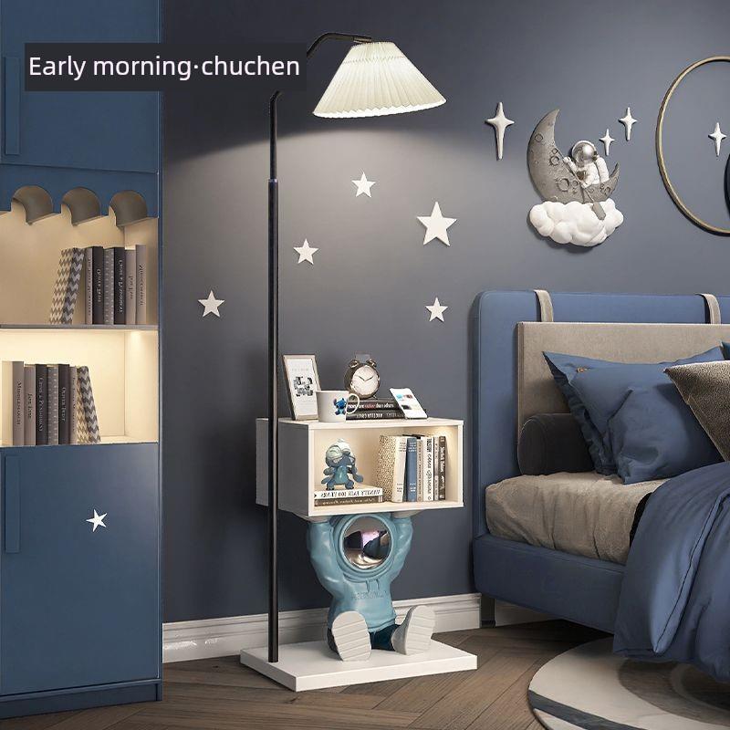 初晨落地摆件高级感台灯床头柜卧室家用客厅装饰收纳乔迁新居礼品