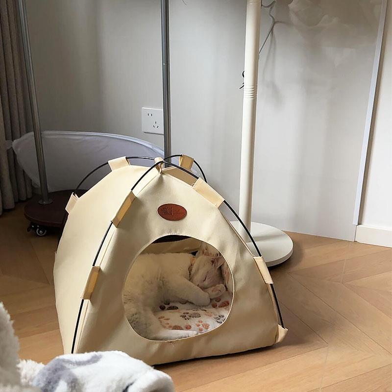 猫咪帐篷猫窝四季通用封闭式安全感宠物露营防水夏季狗窝可拆洗