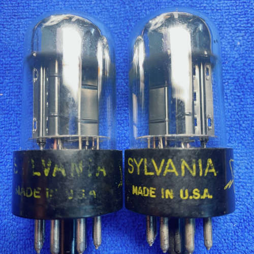 美国喜万年6SN7GTB/5692/6N8P白头翁电子管一对议价