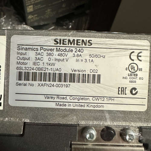 议价6SL3224-0BE21-1UA0