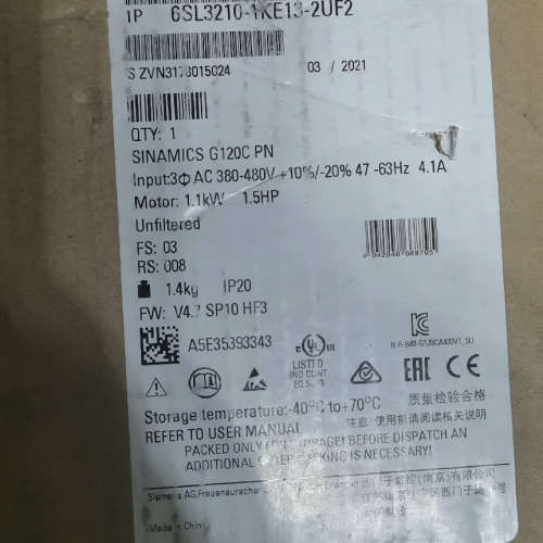 议价6SL3210-1KE13-2UF2变频器