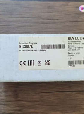 议价 巴鲁夫 BIC007L 传感器 BIC 1B0