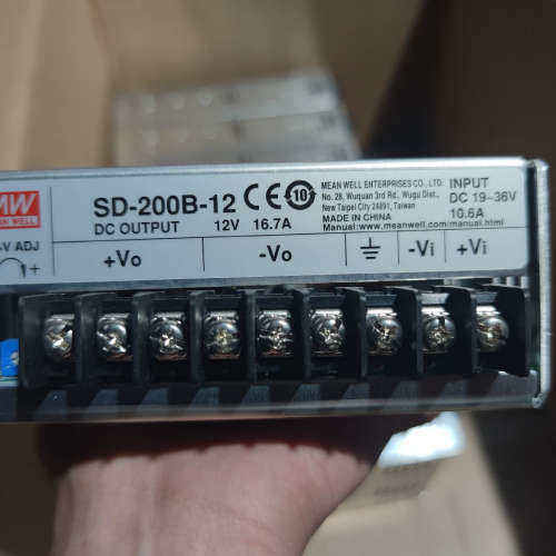 明纬电源 SD-200B-12，12V，16.7A，正品议价