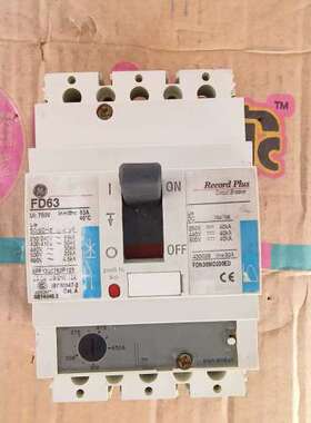 议价美国通用GE塑壳断路器FD63 3P 63A，