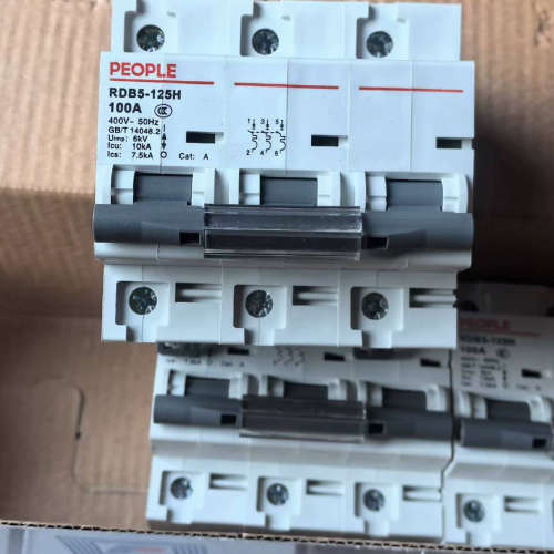 全新人民电器RDB5-125H，3P100A断路器，空气开关议价