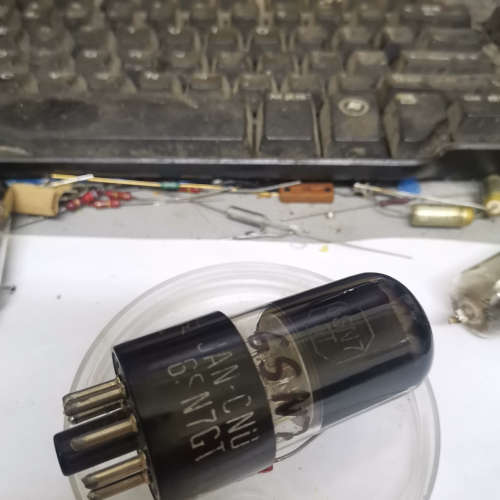 6SN7GT，美国NU，大喷碳，铜柱子，测试指标.平衡.议价