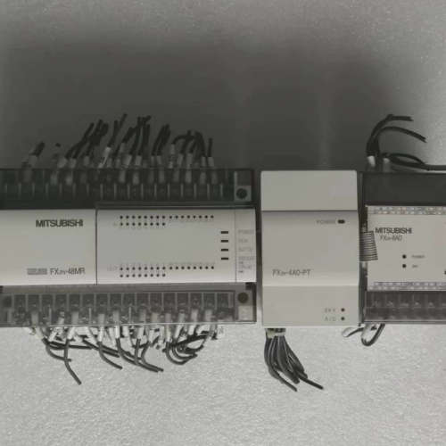 议价的plc一套。主机型号fx2n 48mr 001，4