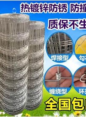 耐磨镀锌铁丝网花园防护栏铁丝网格工业网子工W厂围围栏护栏