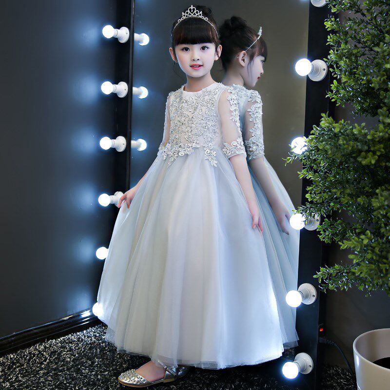 儿童礼服公主裙女童蓬蓬纱花童婚纱钢琴演出服小主持人晚礼服洋气,童装/婴儿装/亲子装,儿童礼服,淘宝优惠券,粉丝福利购,淘宝优惠卷