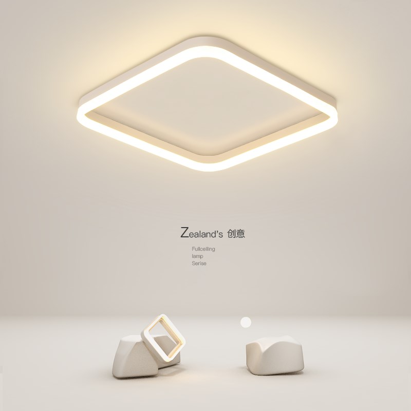 简约现代主卧室灯创意led吸顶灯极简客厅灯北欧书房餐厅房间灯具