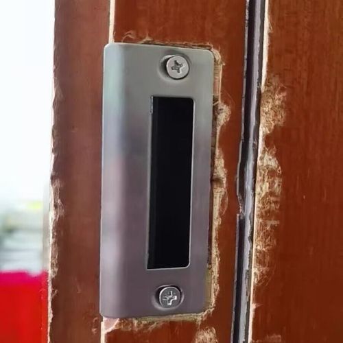 门框配件卧室房门木门锁锁具锁体导向片扣片挡板加长加厚锁槽修复