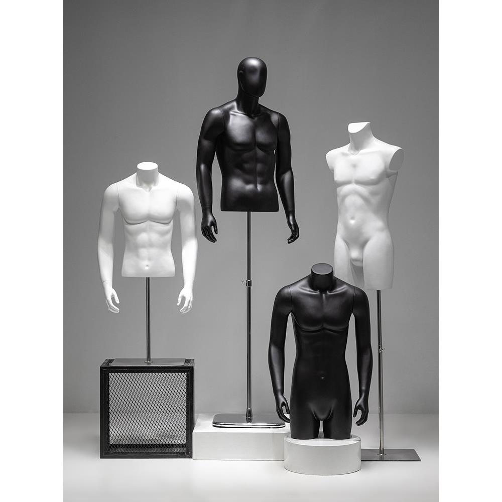 男装店半身内衣模特道具人台架子服装店运动全身假人体橱窗展示架