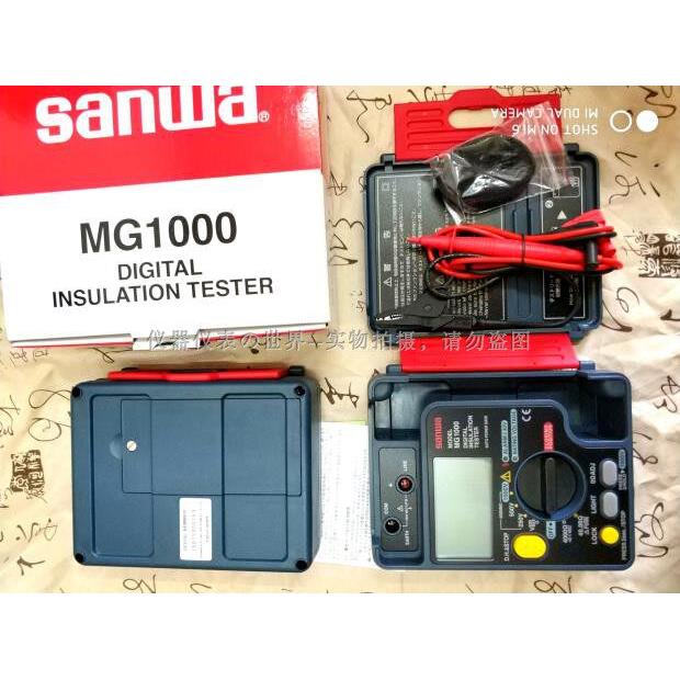 三和SANWA绝缘电阻表MG500绝缘测试仪MG5000兆欧表MG1000开票