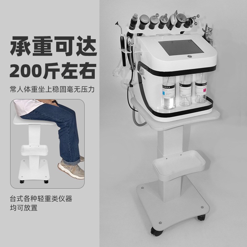 外贸美容推车美容院美容仪器小推C车小气泡皮秒洗眉机移动置物架