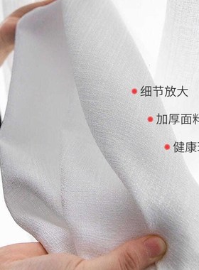 灰色加厚乱麻窗帘窗纱透光w不透人阳台飘窗卧室白黄色现代简约