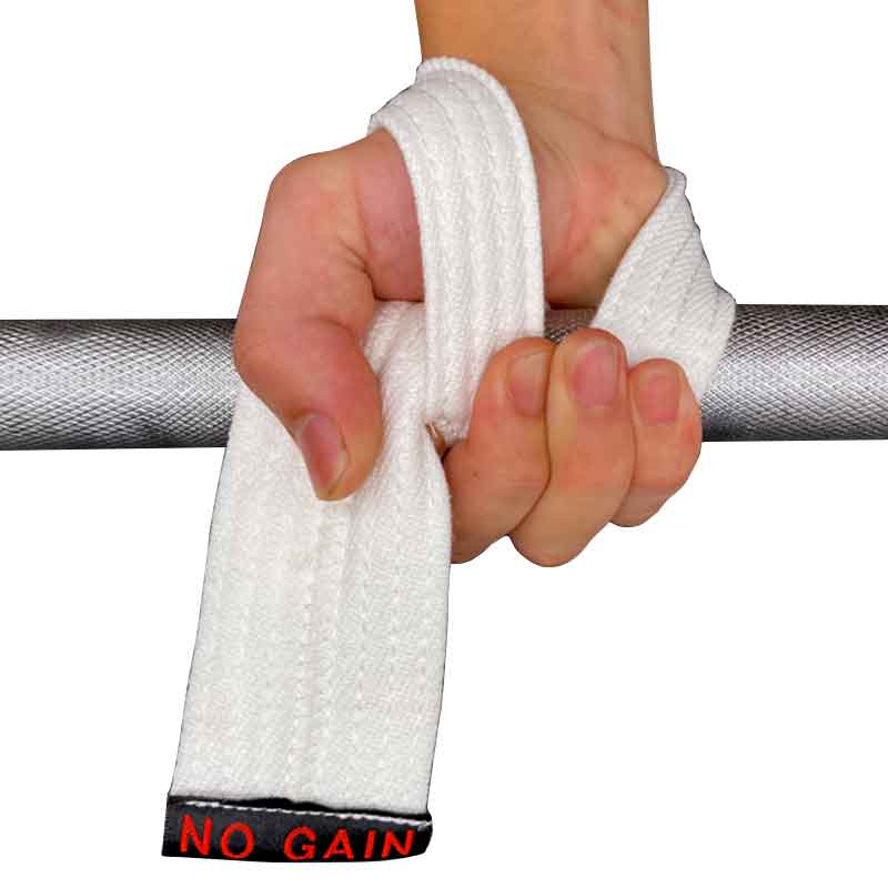棉质硬拉助力带男女加厚健身单杠哑铃引体向一S字举重划船护手带