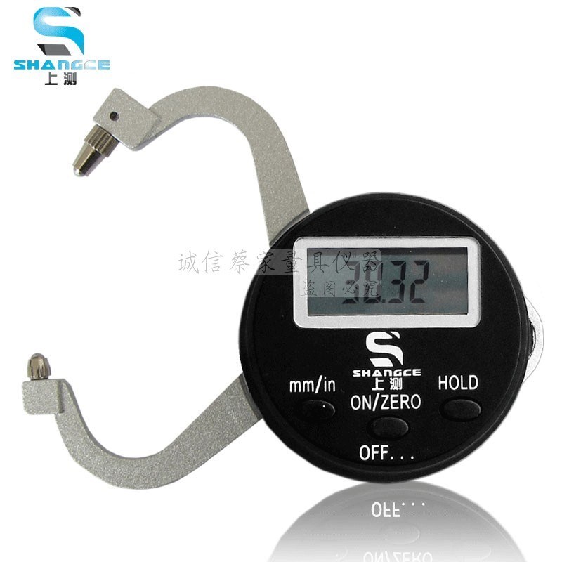 上测高精度数显测h厚仪0254mm镜片卡钳钢板钢管壁厚卡尺卡规03
