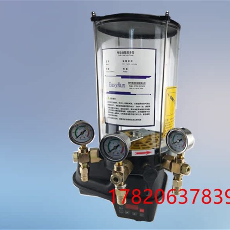 搅拌机微电脑控制j24V黄油泵0-3号油脂电动3点黄油注油机润滑泵4