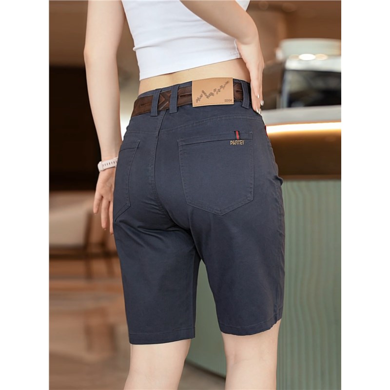 高端男士短裤2024年新款夏季薄C款宽松舒适透气时尚休闲五分中裤