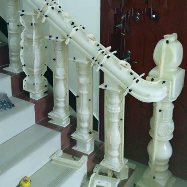 ABS塑钢水泥罗马柱模具 建筑模板适用现浇楼梯扶手护栏 模具厂家