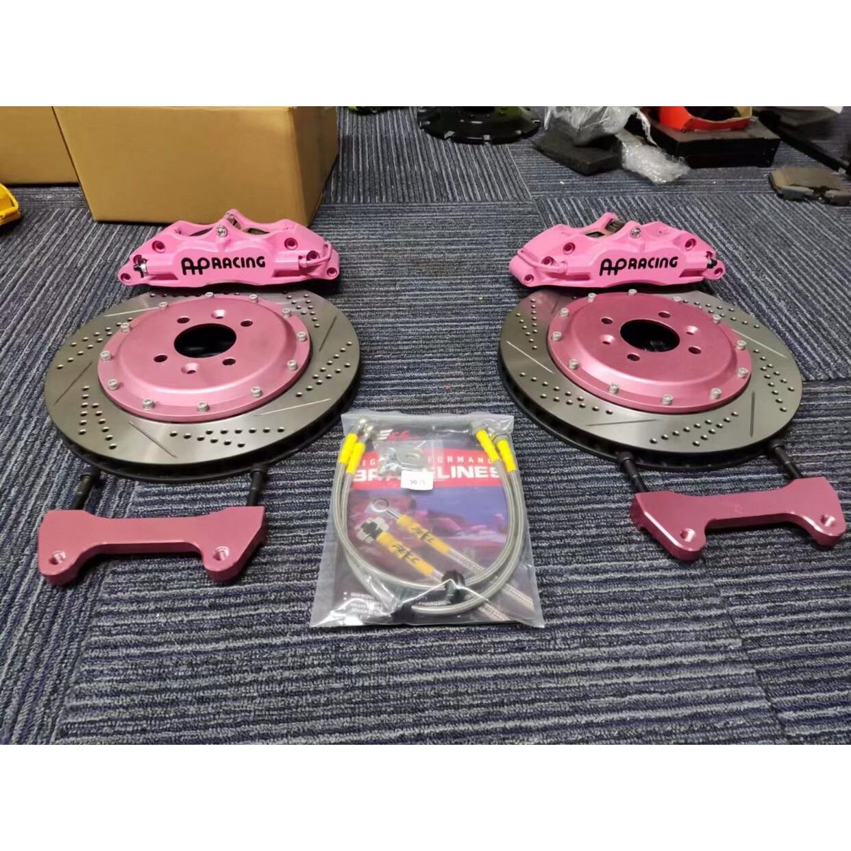 ap汽车刹车卡钳改装套装ap5200布雷博brembo四活塞GT6思域ap9040