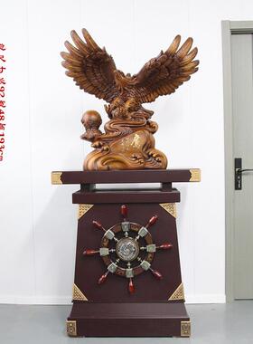 大展宏图老鹰摆件公司开业礼物乔迁贺礼大堂办公室落地招财装饰品