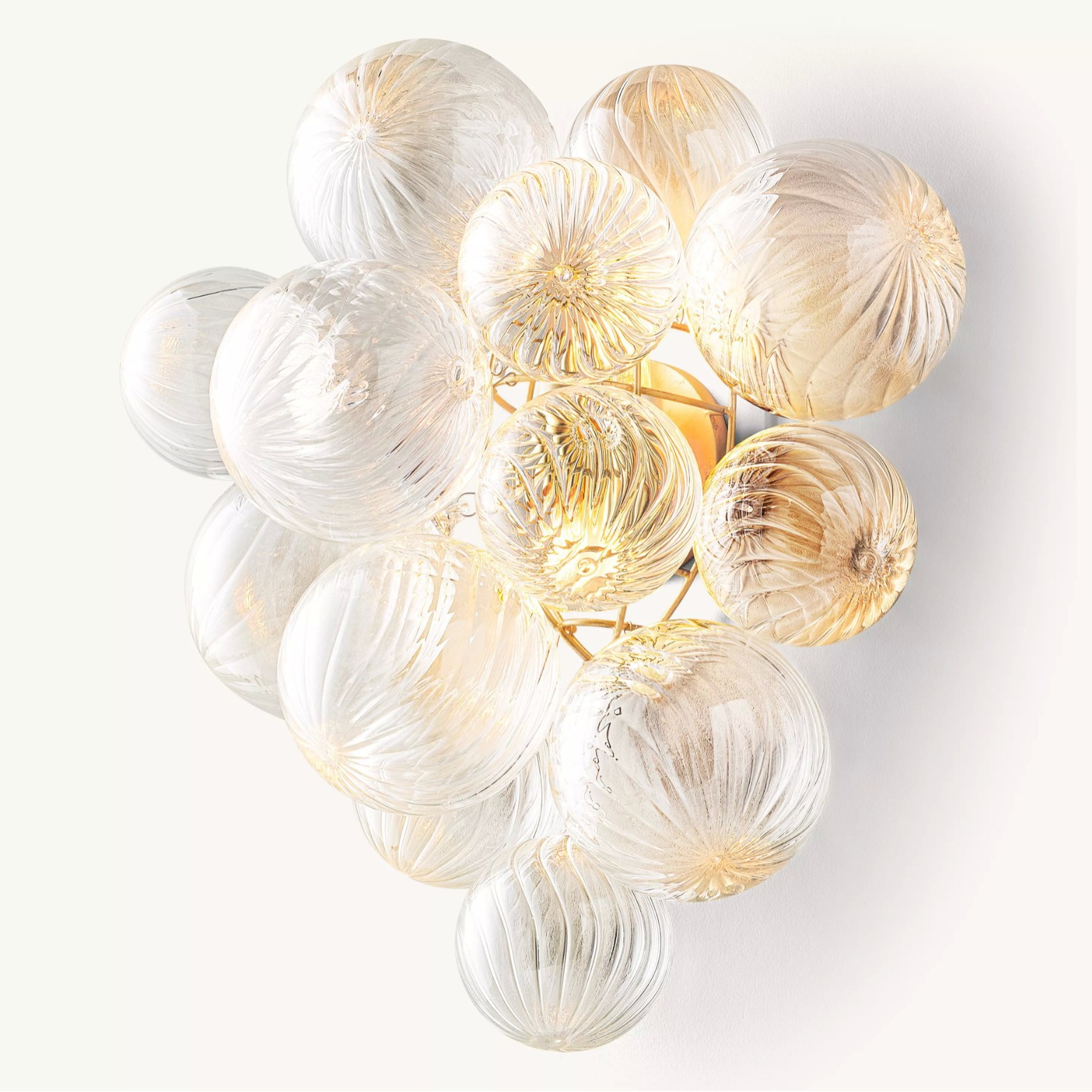 设计师泡泡球客厅挑空餐厅壁灯后现代轻奢别墅灯具美式玻璃