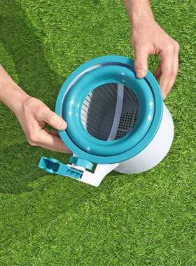 跨境 bestway58233泳池撇渣器池面漂浮物吸取器泳池杂物清洁器