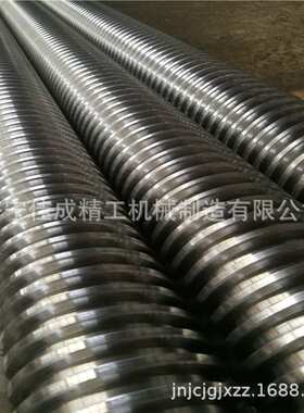 大型梯形丝杆加工Tr50T60T80T100T120T200精密大导程机床丝杠