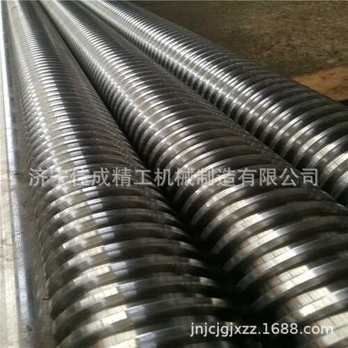 大型梯形丝杆加工Tr50T60T80T100T120T200精密大导程机床丝杠