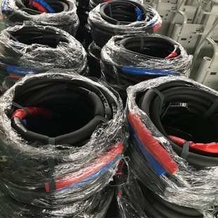 15米聚氨酯聚脲喷涂机加热管现货 冷库保温隔热喷涂机加热管道