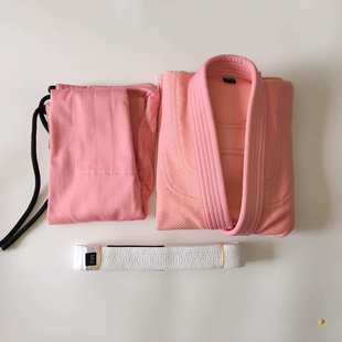 巴西柔术服 Jitsu 女士柔术训练服 Jiu 纯棉粉色女孩柔 BJJ ?女款