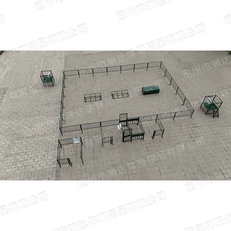 模拟监区组合式模拟勤务训练场便携式全钢网监区户外健身器材
