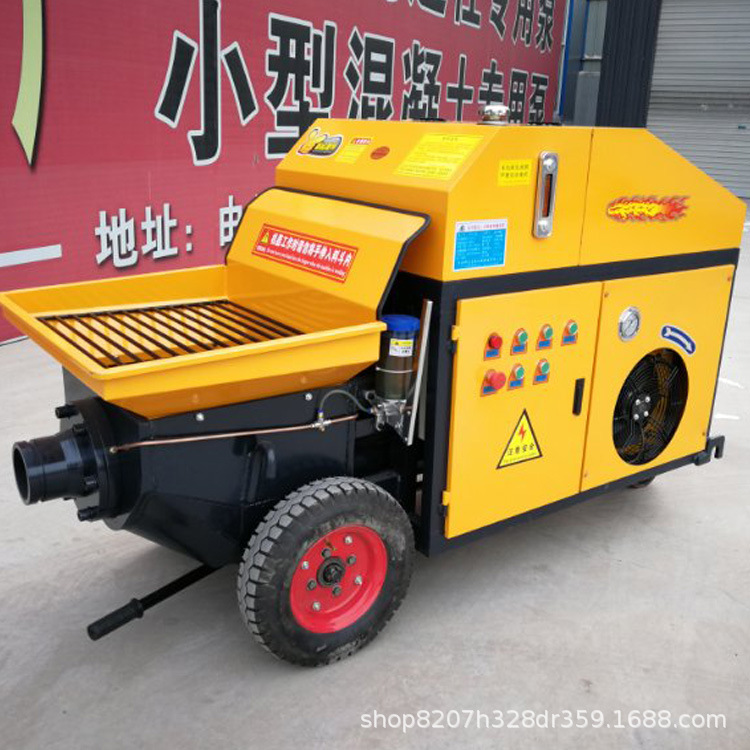 微型细石混凝土输送泵二次构造柱泵细石砂浆混输送泵