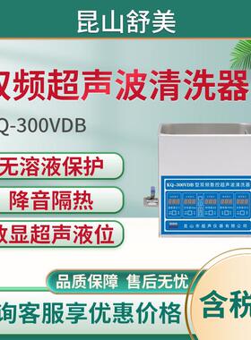 昆山舒美双频超声波清洗器 KQ-100VDB