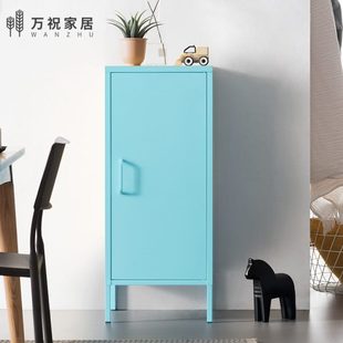 北欧夹缝收纳柜子阳台柜储物柜置物柜杂物柜家用卧室花园窄柜子