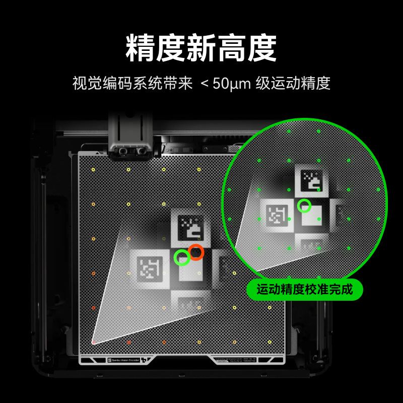 拓竹H2D 3D打印机器激光雕刻模切画笔多功能四合一高精度大尺心霞
