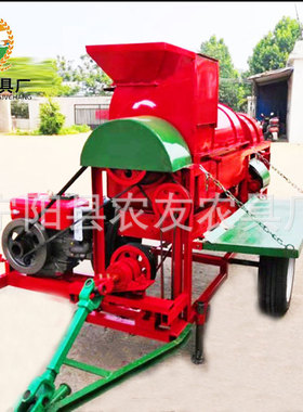 大型PTO版大功率玉米脱粒机水稻小麦谷子高粱脱机4吨电动打谷机
