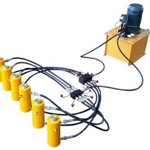 液压千斤顶 320T双作用千斤顶 大吨位 CLRG电动千斤顶 和磊直销TD