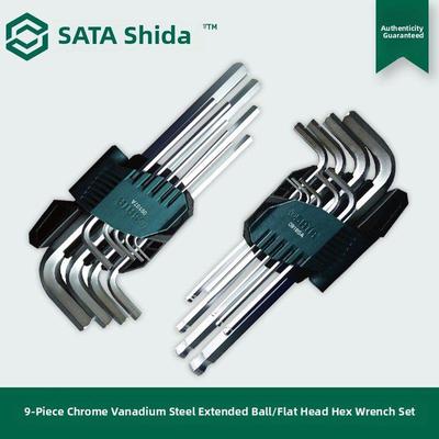 石达球头l型加长六角扳手（一套）（9个）09105A 09107A