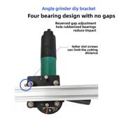 推拉杆角磨床固定支架延伸切削多功能台式 磨床搁架工作台工具