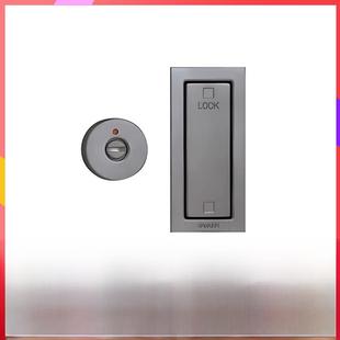 川君无障碍豪华外部滑动门锁室内滑动门新型中国风内置木门无声鬼