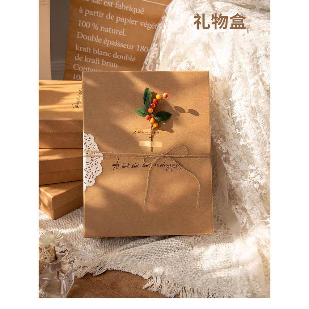 【相框礼盒】10 8寸相册架画精美生日礼物品男女朋友a4牛皮纸包装