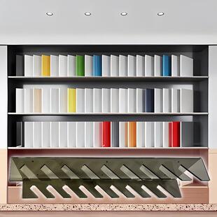 全屋定制压克力色板色卡槽展示架整体橱柜门板瓷砖石材试用包斜插