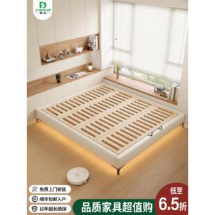 床架子排骨架床实木榻榻米床架无床头小户型定制床任意尺寸儿童床