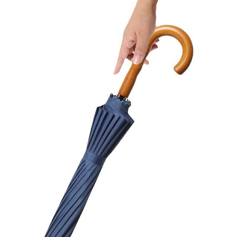 高档16骨超大伞面商务防风直柄伞男女士自动双人长柄雨伞礼品120