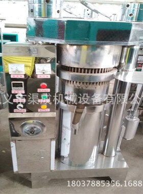 180型高压全自动立式液压榨油机 开门市用橄榄油芝麻香油榨油机